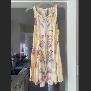 Abstract floral free people dress